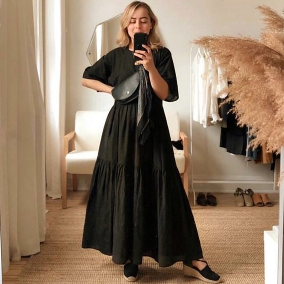 Christy Dawn Dresses & Skirts - Christy Dawn Theo Dress Dark Brown Black XS NWT